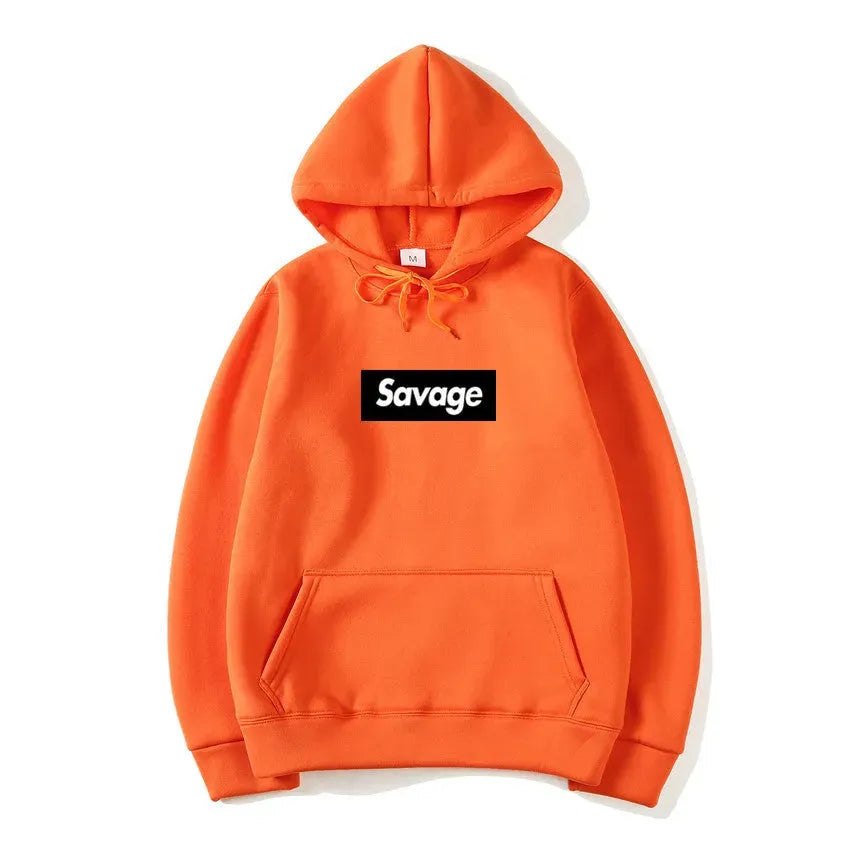 Hip Hop Hooded Sweatshirt with Letters - Bellarte Enchanté Hip Hop Hooded Sweatshirt with Letters